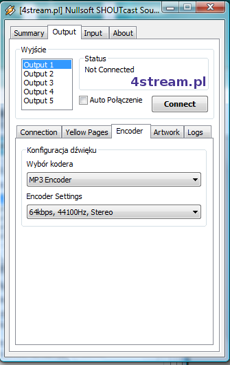 Nullsoft Shoutcast DSP - Encoder